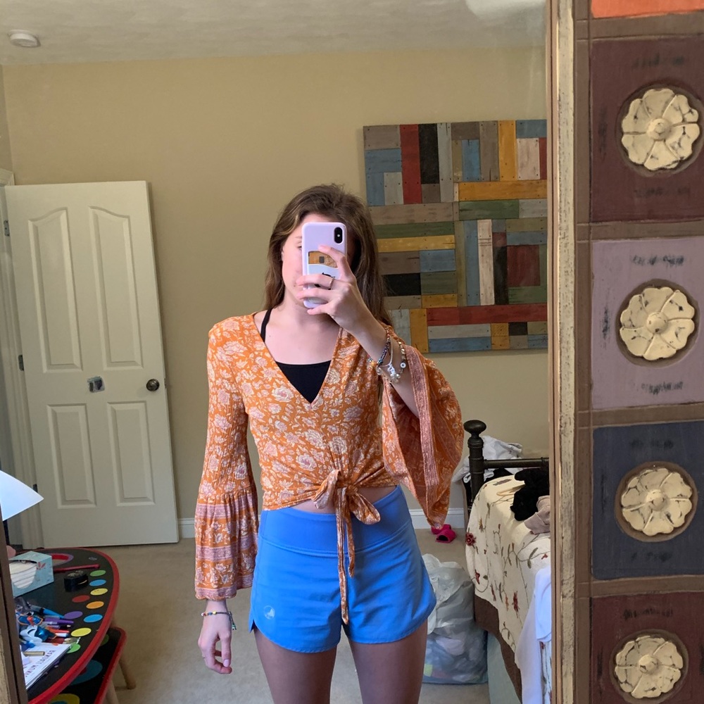 American Eagle Tie Top